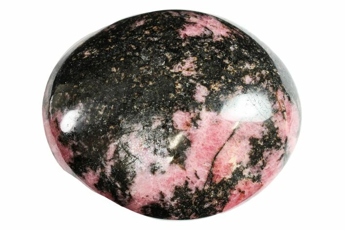 Polished Rhodonite Pebble #158682